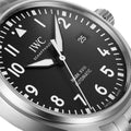 IWC Pilot’s Watch Mark XVIII Black Dial Silver Steel Strap Watch for Men - IW327015