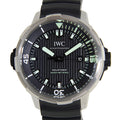 IWC Aquatimer Automatic 2000 Black Dial Black Rubber Strap Watch for Men - IW358002