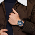 IWC Pilot’s Watch Chronograph Edition “Le Petit Prince” Blue Dial Brown Leather Strap Watch for Men - IW377714