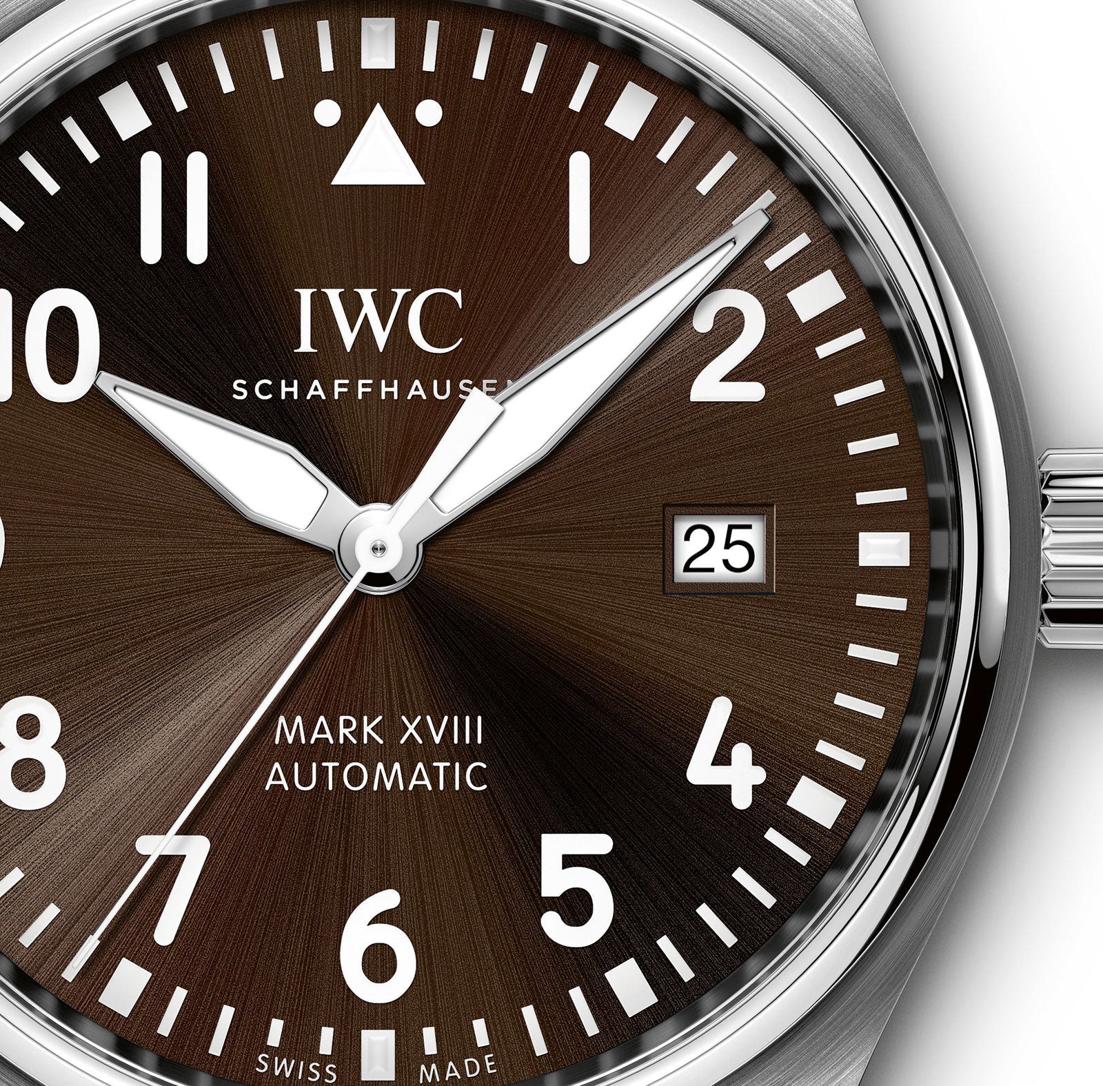 IWC Pilot's Watch Mark XVII Edition "Antoine De Saint Exupery" Brown Dial Brown Leather Strap Watch for Men - IW327003