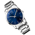 Calvin Klein City Blue Dial Silver Steel Strap Watch for Men - K2G2114N