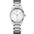 Calvin Klein City Silver Dial Silver Steel Strap Watch for Women - K2G23148