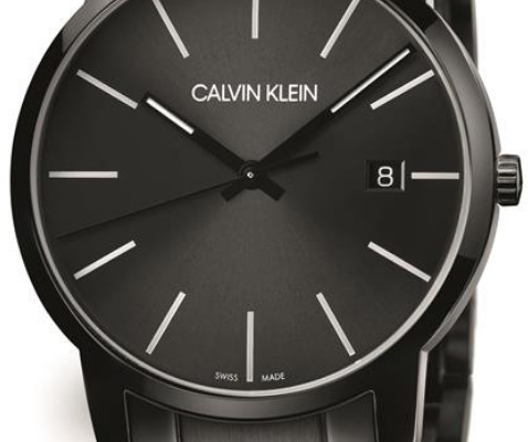 Calvin Klein City Quartz Black Dial Black Steel Strap Watch for Men - K2G2G4B1