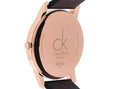 Calvin Klein City Quartz Black Dial Black Leather Strap Watch for Men - K2G2G6CZ