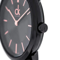 Calvin Klein Minimal Black Dial Black Mesh Bracelet Watch for Women - K3M22421