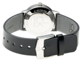 Calvin Klein Minimal Black Dial Black Leather Strap Watch for Women - K7622107