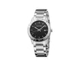 Calvin Klein City Black Dial Silver Steel Strap Watch for Men - K7Q21141