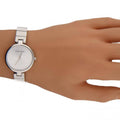 Calvin Klein Authentic White Dial Silver Steel Strap Watch for Women - K8G23146