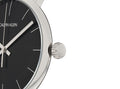 Calvin Klein High Noon Quartz Black Dial Black Leather Strap Watch for Men - K8M211C1