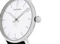 Calvin Klein High Noon Quartz White Dial Black Leather Strap Watch for Men - K8M211C6