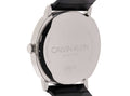 Calvin Klein Posh Black Dial Black Leather Strap Watch for Men - K8Q316C3