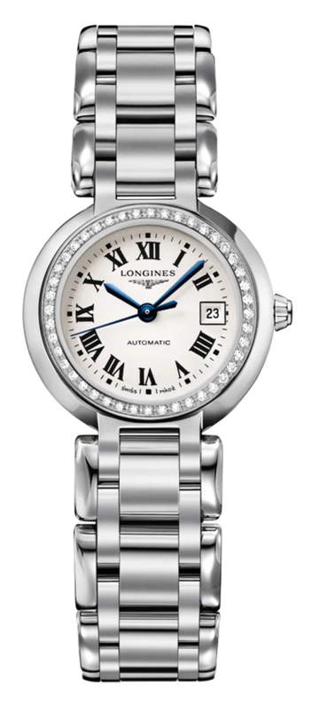 Longines PrimaLuna 26.5mm Automatic Stainless Steel Watch for Women - L8.111.0.71.6