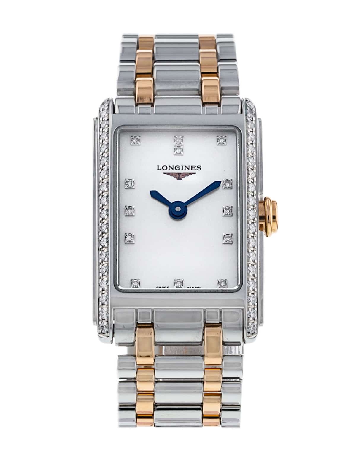 Longines Dolcevita Mother of Pearl Diamond Dial Watch for Women - L5.258.5.89.7