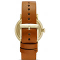 Marc Jacobs Baker White Dial Brown Leather Strap Watch for Womern - MBM1316