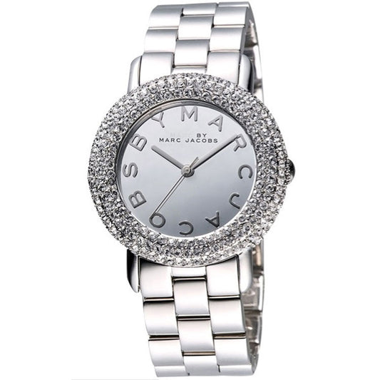 Marc Jacobs Marci Silver Stainless Steel Strap Watch for Women - MBM3190