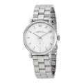 Marc Jacobs Baker White Dial Silver Stainless Steel Strap Watch for Women - MBM3242