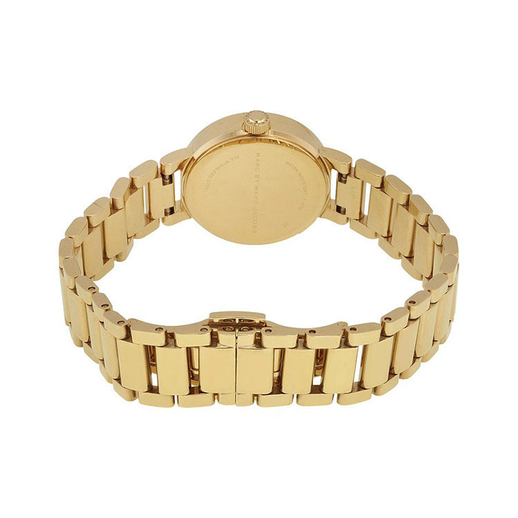 Marc Jacobs Peggy Gold Dial Gold Stainless Steel Strap Watch for Women - MBM3405