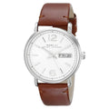 Marc Jacobs Marc Fergus White Dial Brown Leather Strap Watch for Men - MBM5080