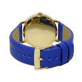 Marc Jacobs Marc Fergus Blue Dial Blue Leather Strap Watch for Women - MBM8650