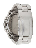 Michael Kors Brinkley Silver Dial with Diamonds Silver Steel Strap Watch for Women - MK5083