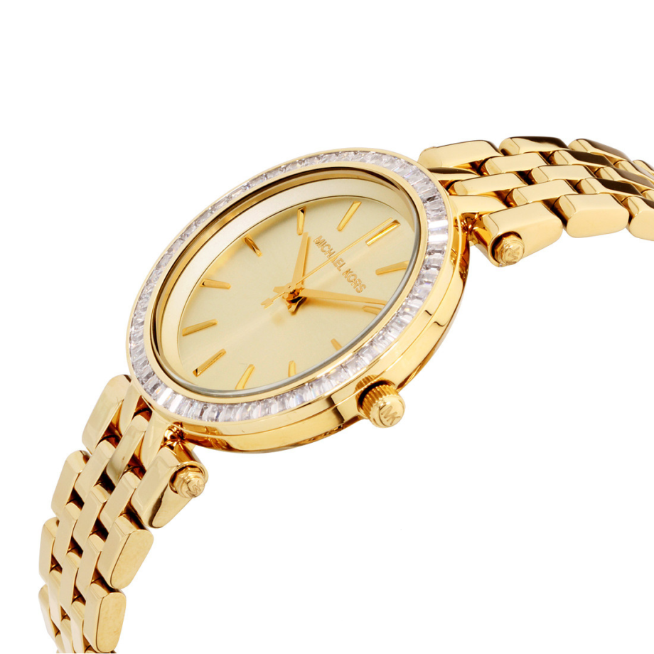 Michael Kors Darci Gold Dial Gold Steel Strap Watch for Women - MK3365