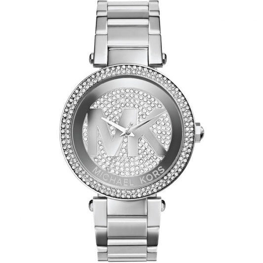 Michael Kors Parker Silver Dial Silver Steel Strap Watch for Women - MK5925