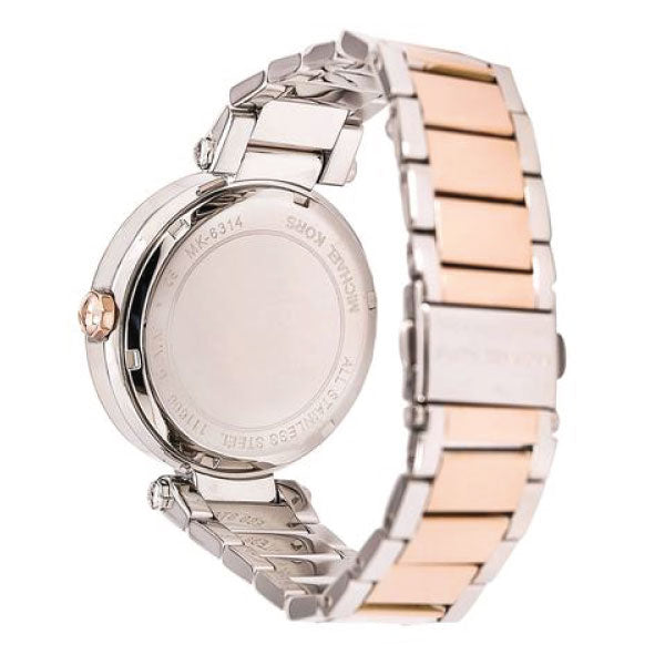 Michael Kors Parker Gold Dial Two Tone Steel Strap Watch for Women - MK6314