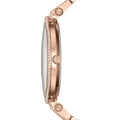 Michael Kors Darci Mother of Pearl Dial Rose Gold Steel Strap Watch for Women - MK3220