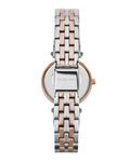 Michael Kors Darci Silver Dial Two Tone Steel Strap Watch for Women - MK3298