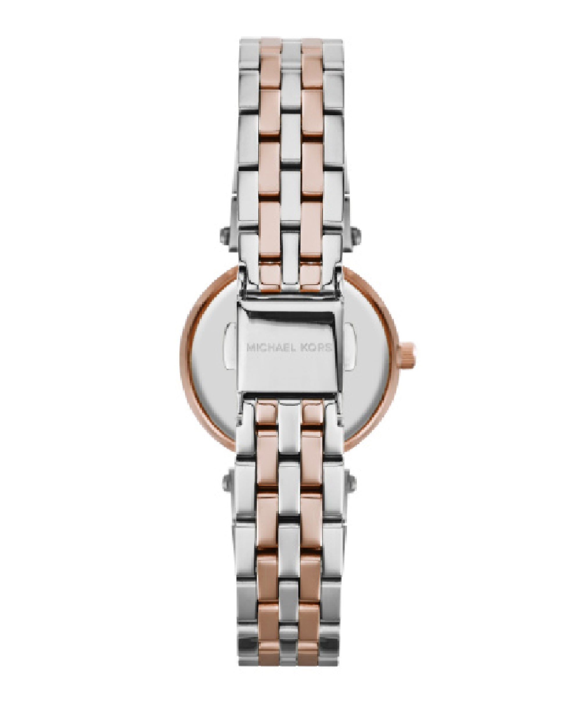 Michael Kors Darci Silver Dial Two Tone Steel Strap Watch for Women - MK3298