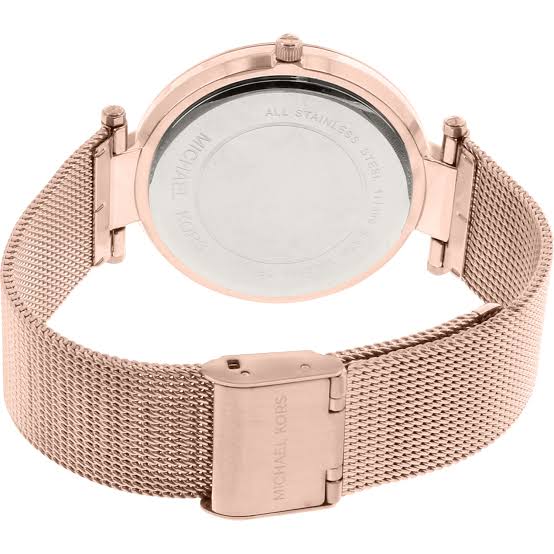 Michael Kors Darci Rose Gold Dial Rose Gold Mesh Bracelet Watch for Women - MK3369