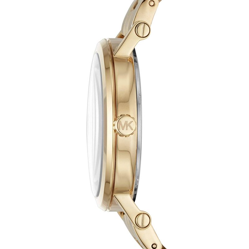 Michael Kors Norie Gold Dial Gold Steel Strap Watch for Women - MK3560