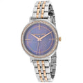 Michael Kors Cinthia Grey Mother of Pearl Dial Two Tone Steel Strap Watch for Women - MK3642