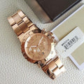 Michael Kors Dylan Rose Gold Dial Rose Gold Steel Strap Watch for Women - MK5314