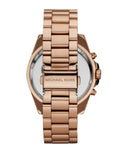 Michael Kors Bradshaw Rose Gold Dial Rose Gold Steel Strap Watch for Women - MK5503