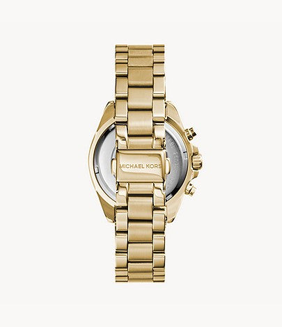 Michael Kors Bradshaw Gold Dial Gold Steel Strap Watch for Women - MK5798