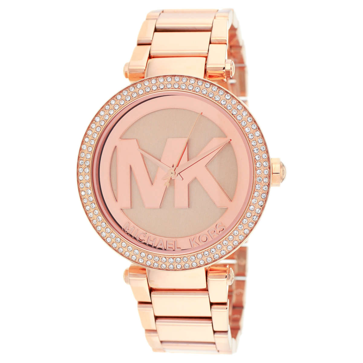 Michael Kors Parker Rose Gold Dial Rose Gold Steel Strap Watch for Women - MK5865