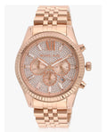 Michael Kors Lexington Rose Gold Dial Rose Gold Stainless Steel Strap Watch for Men - MK8580