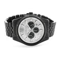 Michael Kors Lexington Chronograph Crystal Dial Black Steel Strap Watch for Men - MK8605