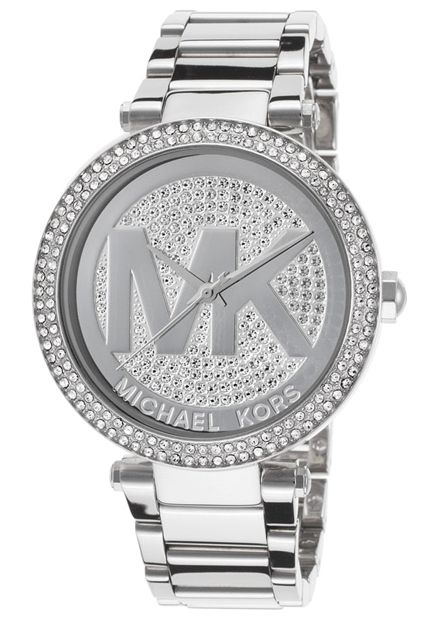 Michael Kors Parker Silver Dial Silver Steel Strap Watch for Women - MK5925