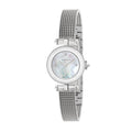 Gucci Diamantissima Diamonds Mother of Pearl Dial Silver Mesh Bracelet Watch for Women - YA141512