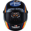 Tissot T Race Chronograph Stefan Bradl Special Edition Black Dial Black Rubber Strap Watch for Men - T092.417.27.057.02