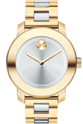 Movado Bold Silver Dial Two Tone Steel Strap Watch for Women - 3600129