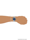 Fossil Bowman Chronograph Blue Dial Silver Steel Strap Watch for Men - FS5604