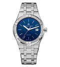 Maurice Lacroix Aikon Date Blue Dial Silver Steel Strap Watch for Men - AI1108-SS002-430-1