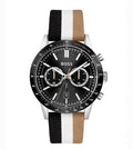 Hugo Boss Allure Chronograph Black Dial Multicolor Nylon Strap Watch for Men - 1513963