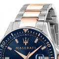 Maserati SFIDA Quartz Blue Dial Stainless Steel 44mm Watch For Men - R8853140003