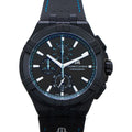 Maurice Lacroix Aikon Chronograph Limited Edition Black Dial Black Leather Strap Watch for Men - AI1018-PVB01-337-1