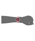 Michael Kors Parker Maroon Dial Two Tone Steel Strap Watch for Women - MK6412