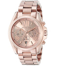 Michael Kors Bradshaw Rose Gold Dial Rose Gold Steel Strap Watch for Women - MK5503